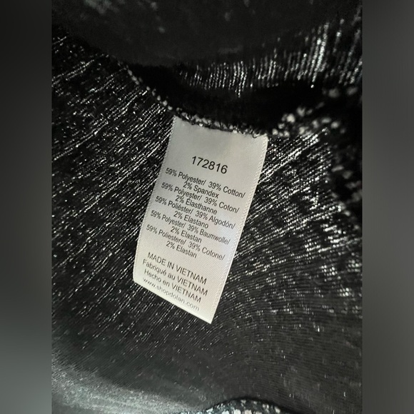 Dolan By Anthropologie Black and White Checker Top Size Small 1024 - Picture 3 of 4